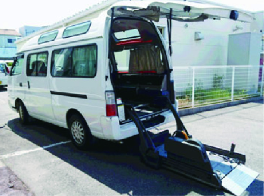 送迎｜車椅子のまま乗車可能